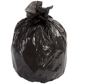 38" x 58" Trash Liners - Black, 56 Gallon, 1.5 Mil 100 PER CASE
