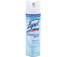 Lysol® Crisp Linen Scent Disinfectant Spray - 19 oz. Spray Can 12 PER CASE