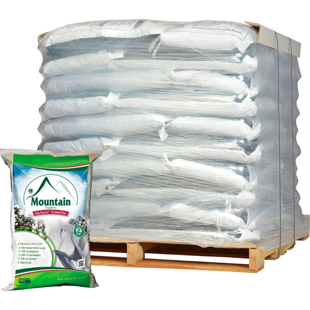 Mountain Organic Ice Melt 44 lbs bag, 50/pallet