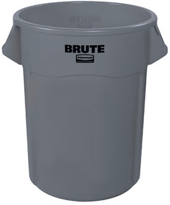 Rubbermaid® Brute® Trash Can - 55 Gallon, Gray 1 EACH