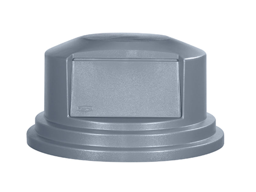 Rubbermaid® Brute® Domed Trash Can Lid - 55 Gallon, Gray 1 EACH