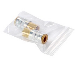 9 x 12" - 2 Mil Reclosable Poly Bags 1000 per case