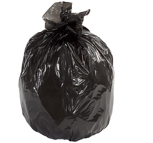 38" x 58" Trash Liners - Black, 56 Gallon, 2 Mil 100 PER CASE