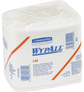 Kimberly ClarkÂ® WypALLÂ® L-40 1/4 Fold All Purpose Wipers Bulk Pack 18 PER CASE