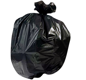 High Density Trash Liners - Black, 6 Bushel, .67 Mil. 200 PER CASE