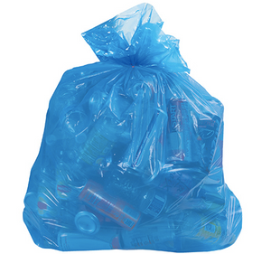 Blue Recycling Trash Liner - 13 Gallon, 1.5 Mil. 100 PER CASE