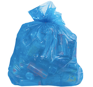 Blue Recycling Trash Liner - 40 Gallon, 1.5 Mil. 100 PER CASE