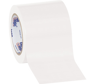 4" x 36 yds. White Tape LogicÂ® Solid Vinyl Safety Tape 12 PER CASE