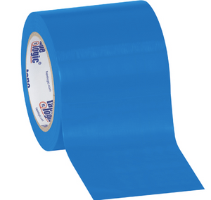 4" x 36 yds. Blue Tape LogicÂ® Solid Vinyl Safety Tape 12 PER CASE