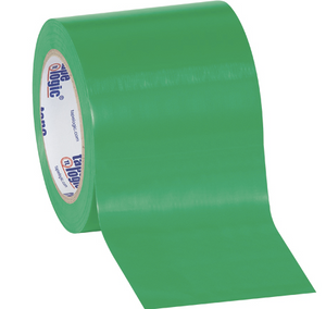 4" x 36 yds. Green Tape LogicÂ® Solid Vinyl Safety Tape 12 PER CASE