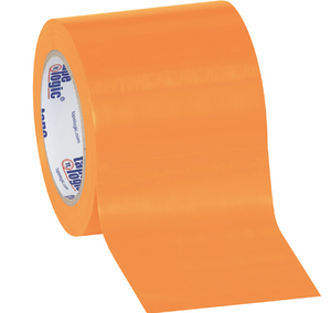 4" x 36 yds. Orange Tape LogicÂ® Solid Vinyl Safety Tape 12 PER CASE