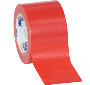 3" x 36 yds. Red Tape LogicÂ® Solid Vinyl Safety Tape 16 PER CASE