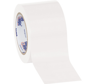 3" x 36 yds. White Tape LogicÂ® Solid Vinyl Safety Tape 16 PER CASE