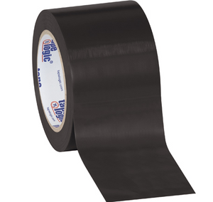 3" x 36 yds. Black Tape LogicÂ® Solid Vinyl Safety Tape 16 PER CASE