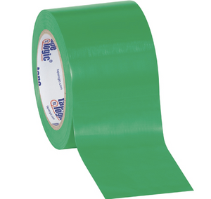 3" x 36 yds. Green Tape LogicÂ® Solid Vinyl Safety Tape 16 PER CASE