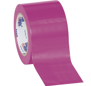 3" x 36 yds. Purple Tape LogicÂ® Solid Vinyl Safety Tape 16 PER CASE