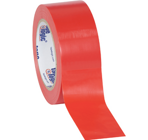 2" x 36 yds. Red Tape LogicÂ® Solid Vinyl Safety Tape 24 PER CASE