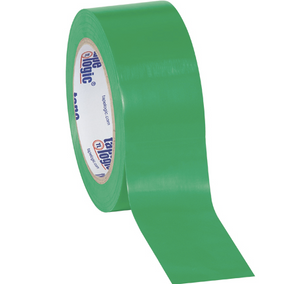 2" x 36 yds. Green Tape LogicÂ® Solid Vinyl Safety Tape 24 PER CASE