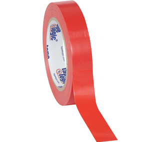 1" x 36 yds. Red Tape LogicÂ® Solid Vinyl Safety Tape 48 PER CASE