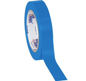 1" x 36 yds. Blue Tape LogicÂ® Solid Vinyl Safety Tape 48 PER CASE