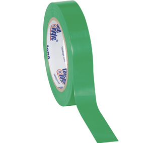 1" x 36 yds. Green Tape LogicÂ® Solid Vinyl Safety Tape 48 PER CASE