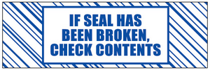 3" x 110 yds. "If Seal Has Been..." Print (6 Pack) Tape LogicÂ® Security Tape 6 PER CASE