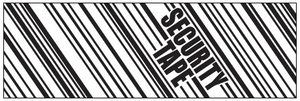 3" x 110 yds. - "Security Tape" Print  Tape LogicÂ® Security Tape 24 PER CASE