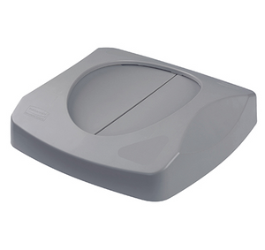 RubbermaidÂ® Hands-Free Trash Can Lid - 23 Gallon, Gray 1 EACH