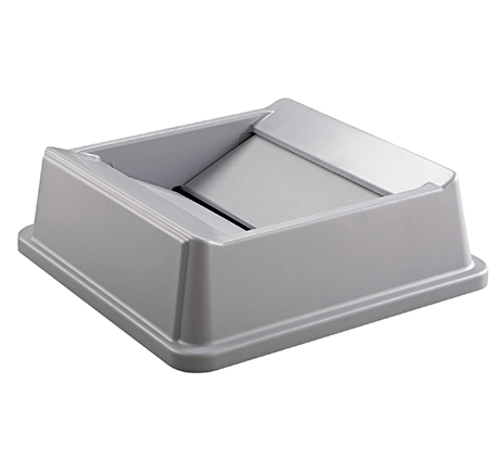 RubbermaidÂ® Hands-Free Trash Can Lid - 35 Gallon, Gray 1 EACH