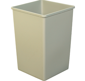 RubbermaidÂ® Hands-Free Trash Can - 35 Gallon, Beige 1 EACH