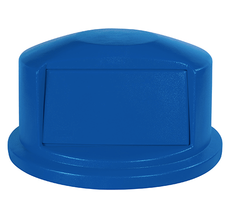 RubbermaidÂ® BruteÂ® Domed Trash Can Lid - 32 Gallon, Blue 1 EACH