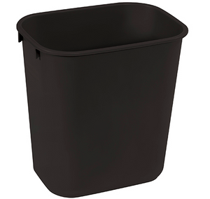 RubbermaidÂ® Office Trash Can - 10 Gallon, Black 1 EACH