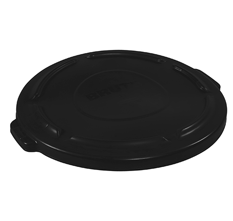 RubbermaidÂ® BruteÂ® Flat Trash Can Lid - 20 Gallon, Black 1 EACH