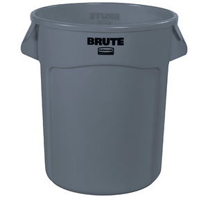 RubbermaidÂ® BruteÂ® Trash Can - 20 Gallon, Gray 1 EACH