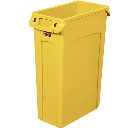 RubbermaidÂ® Slim JimÂ® Trash Can - 23 Gallon, Yellow 1 EACH