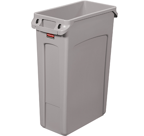 RubbermaidÂ® Slim JimÂ® Trash Can - 23 Gallon, Gray 1 EACH