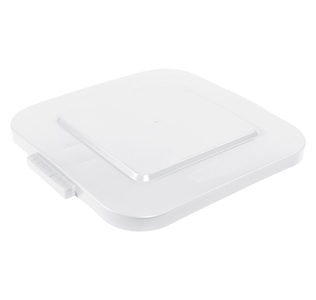 RubbermaidÂ® BruteÂ® Square Trash Can - 40 Gallon, White 1 EACH