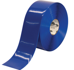 4" x 100' Blue Mighty Lineâ„¢ Deluxe Safety Tape 1 PER CASE