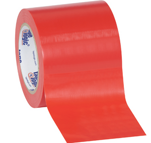 4" x 36 yds. Red (3 Pack) Tape LogicÂ® Solid Vinyl Safety Tape 3 PER CASE