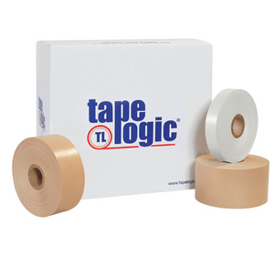 2" x 600' White Tape LogicÂ® #6000 Non Reinforced Water Activated Tape 15 PER CASE