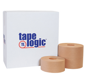 70mm x 375' Kraft Tape LogicÂ® #6800 Reinforced Water Activated Tape 8 PER CASE