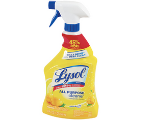 Lysol® Lemon Scent All-Purpose Cleaner - 32 oz. Spray Bottle 12 PER CASE