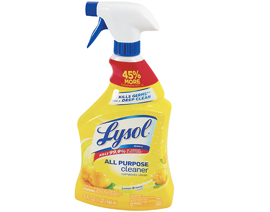 Lysol® Lemon Scent All-Purpose Cleaner - 32 oz. Spray Bottle 12 PER CASE