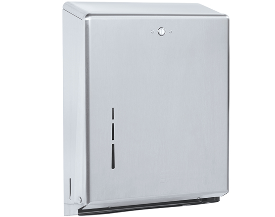 C-Fold/Multi-Fold Hand Towel Dispenser - Brushed Steel 1 PER CASE