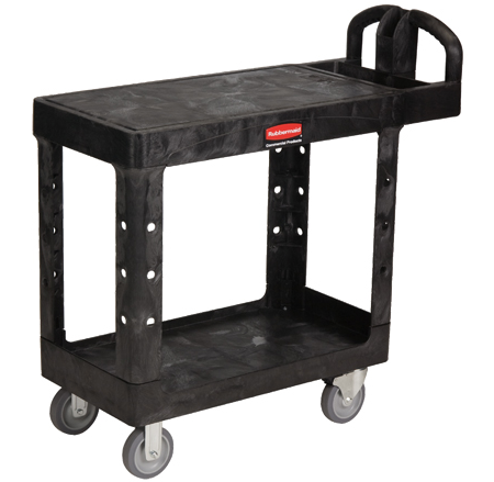 RubbermaidÂ® Flat Shelf Utility Cart - 38 x 19 x 33