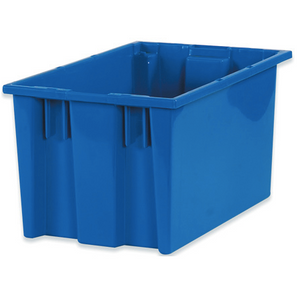 16 x 10 x 8 7/8" Blue Stack & Nest Containers 6 PER CASE