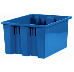17 x 14 1/2 x 9 7/8" Blue Stack & Nest Containers 6 PER CASE