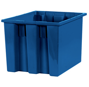 17 x 14 1/2 x 12 7/8" Blue Stack & Nest Containers 6 PER CASE