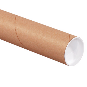 2 x 72" Kraft Tubes with Caps 50 PER CASE