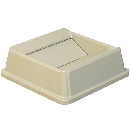 RubbermaidÂ® Hands-Free Trash Can Lid - 35 Gallon, Beige 1 EACH